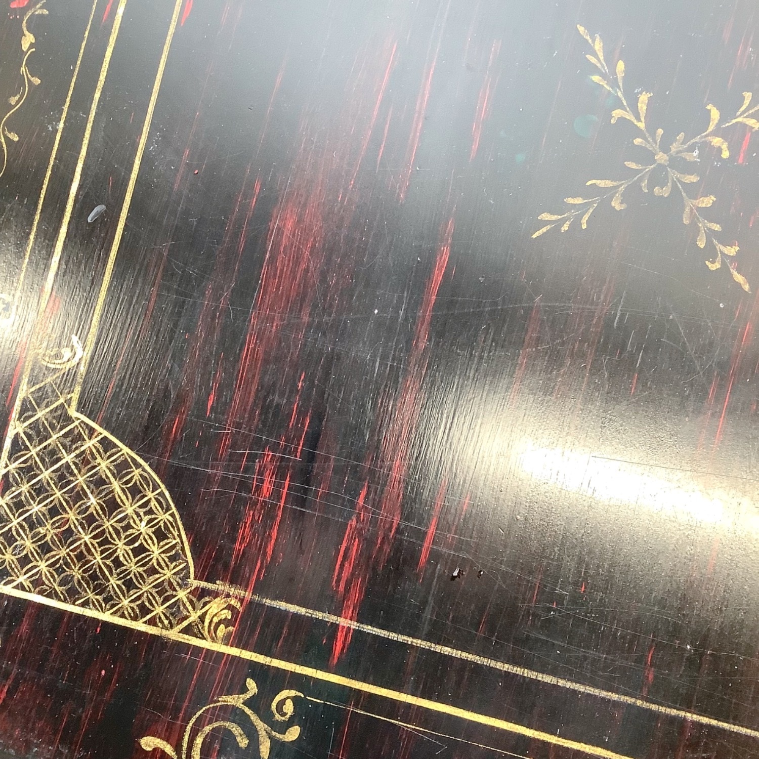 Black Lacquer Decorative Cocktail Table - image-21