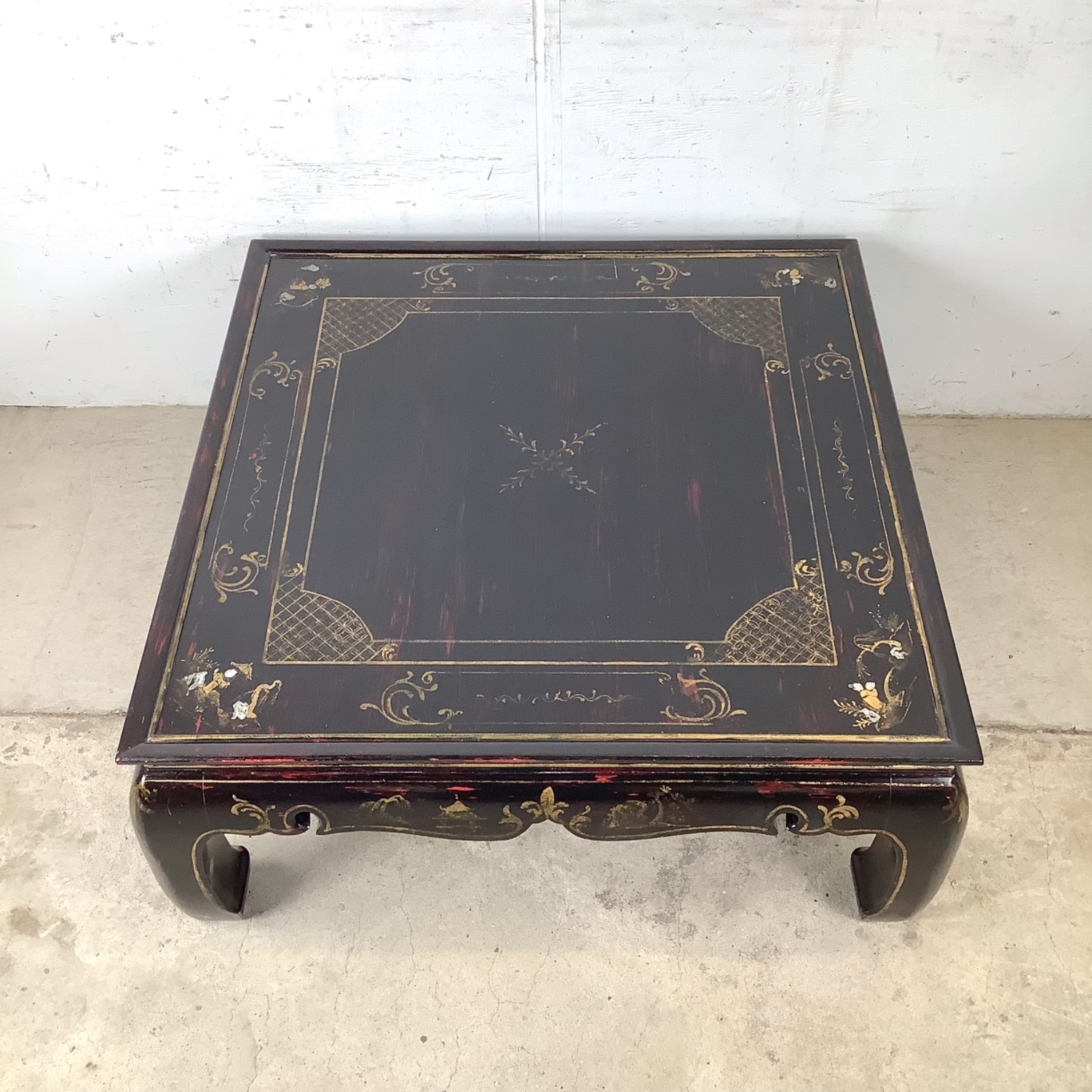 Black Lacquer Decorative Cocktail Table - image-4