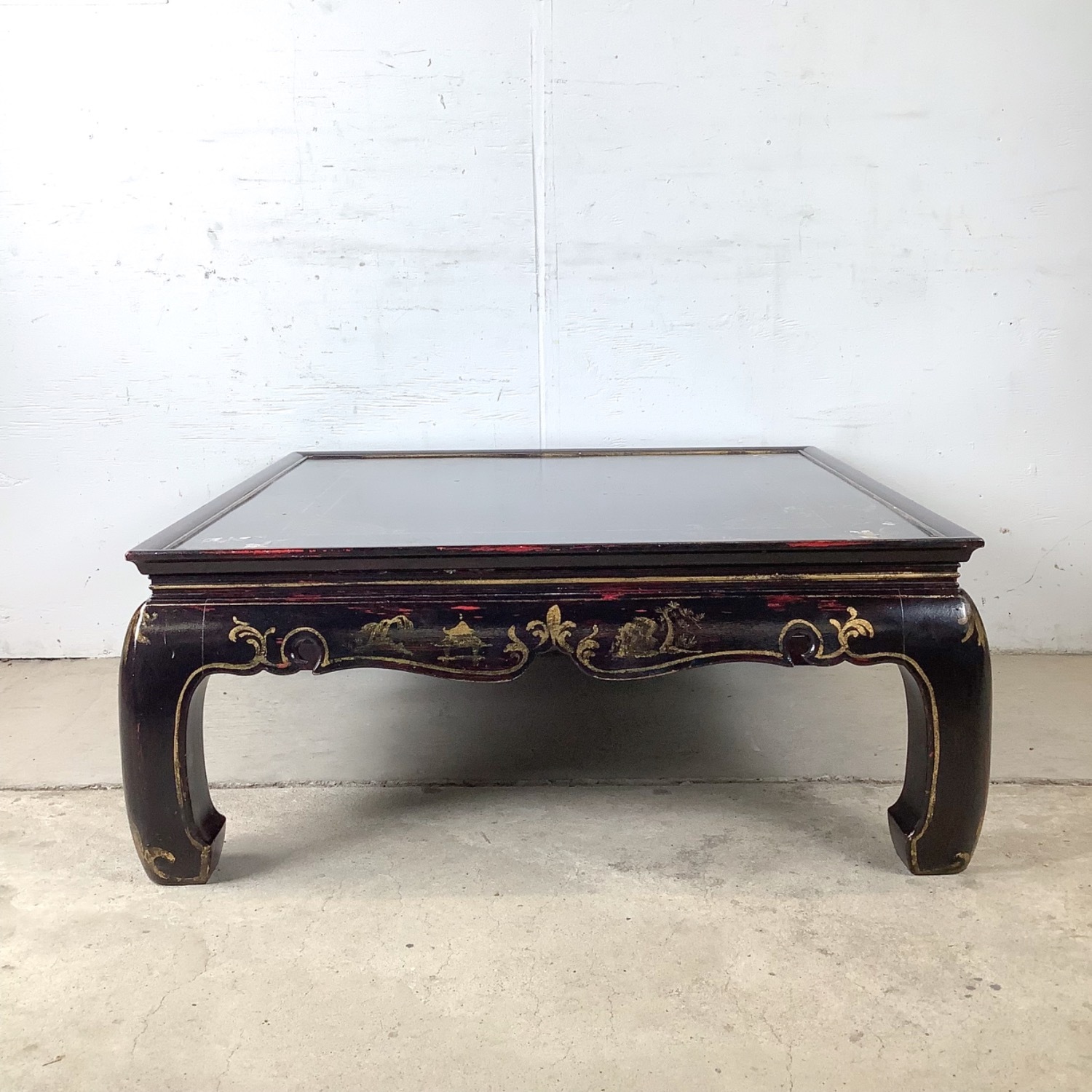 Black Lacquer Decorative Cocktail Table - image-2