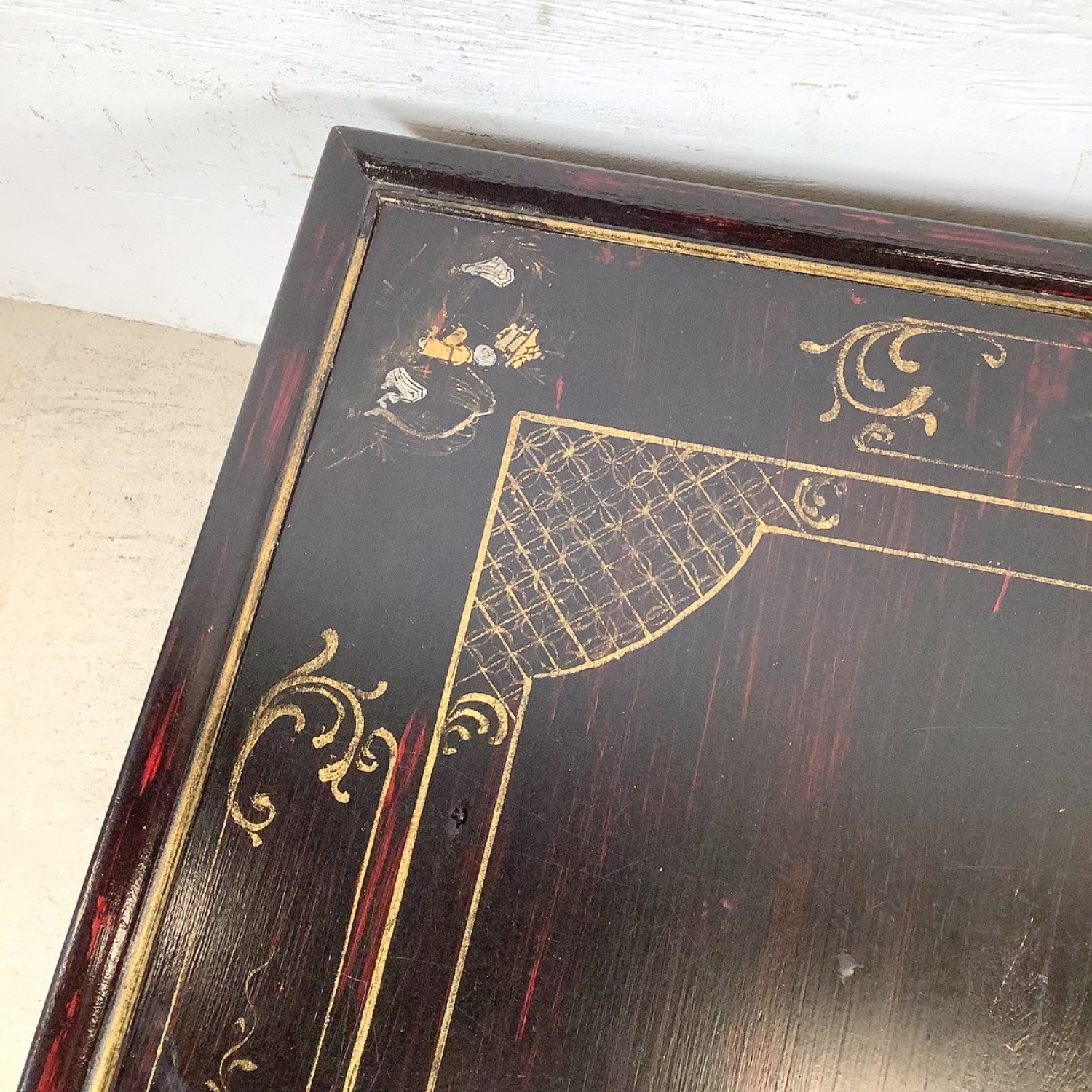 Black Lacquer Decorative Cocktail Table - image-5