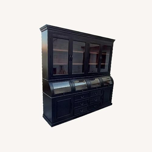 Used Modern Farmhouse Glass Door Hutch for sale on AptDeco
