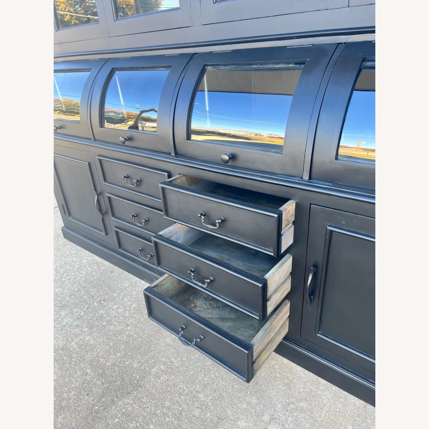 Modern Farmhouse Glass Door Hutch - image-8