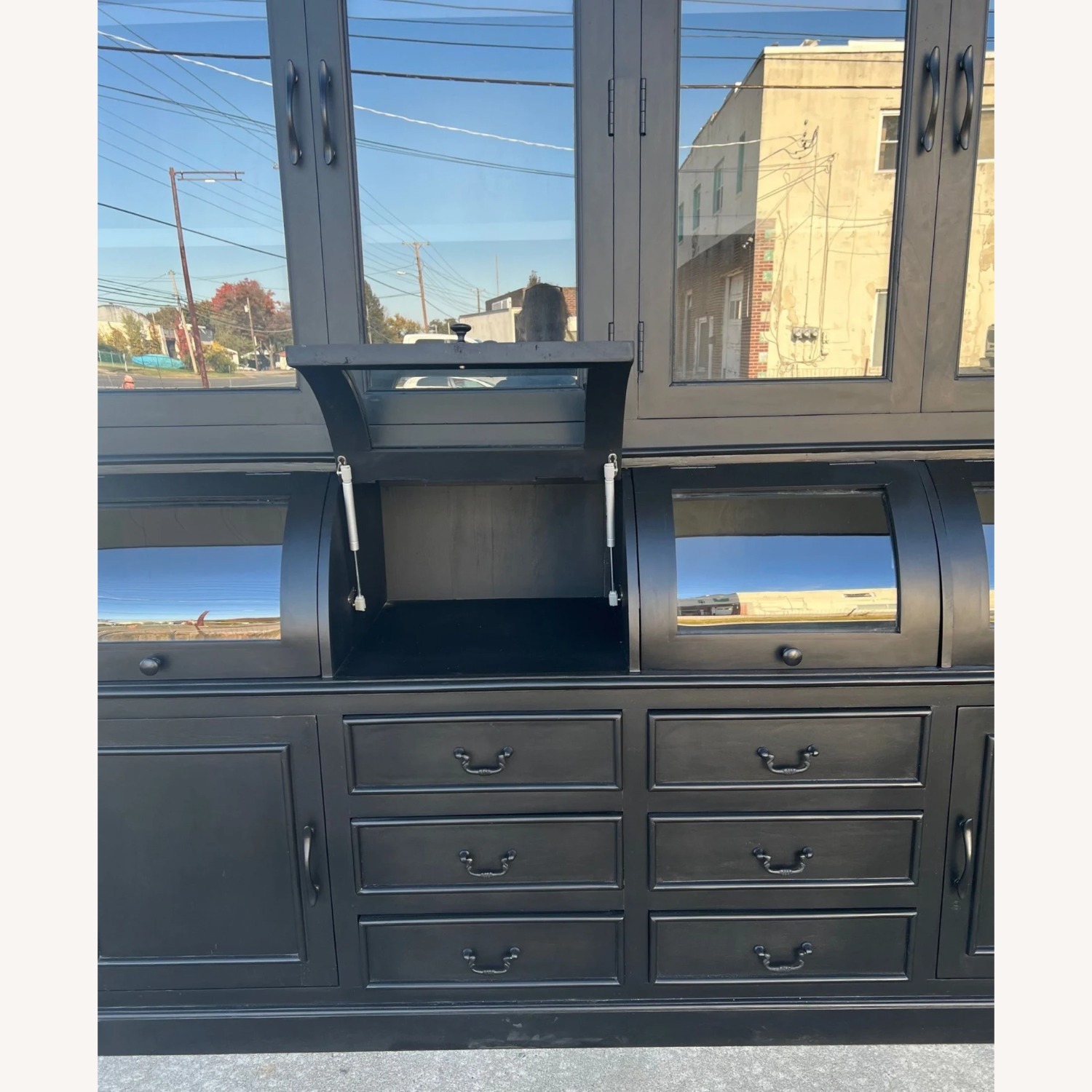 Modern Farmhouse Glass Door Hutch - image-3