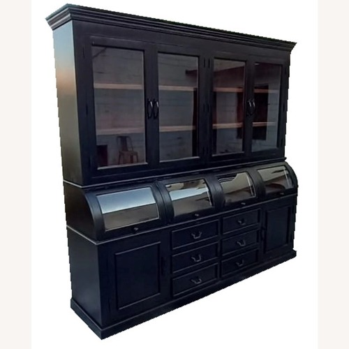 Used Modern Farmhouse Glass Door Hutch for sale on AptDeco