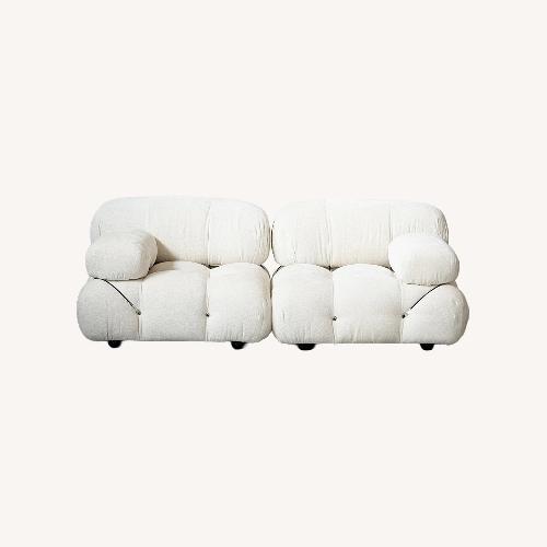 Used Mario Bellini Ivory Boucle Sofa for sale on AptDeco