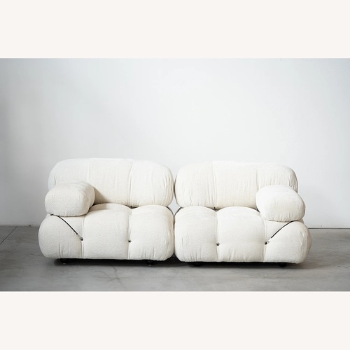 Used Mario Bellini Ivory Boucle Sofa for sale on AptDeco