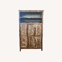 Rustic Mango Wood Farmhouse Cupboard