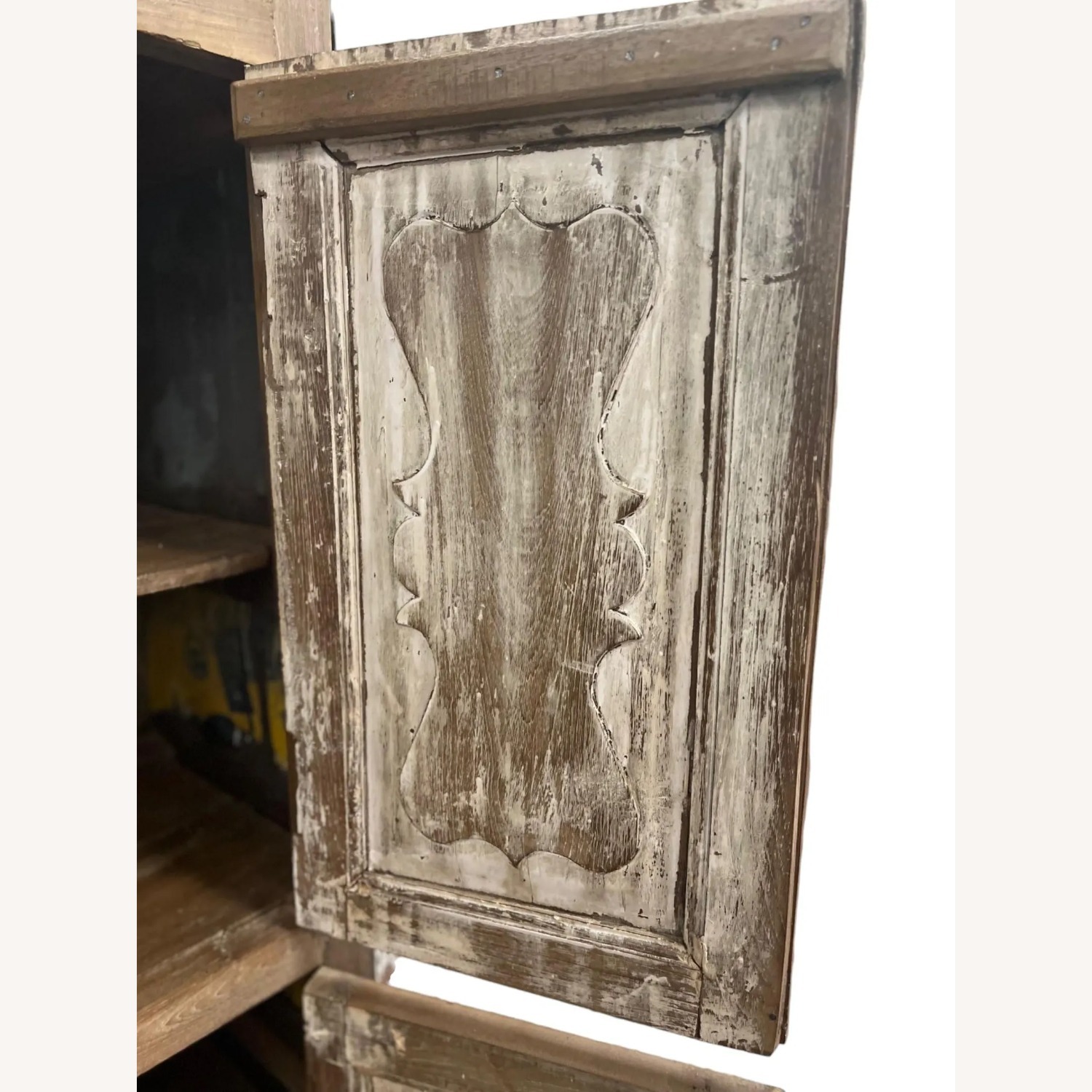 Rustic Mango Wood Farmhouse Cupboard - image-5