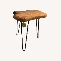 Tree Top Wood Side Table