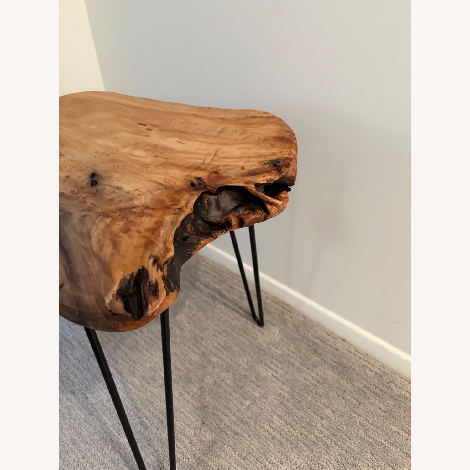 Tree Top Wood Side Table - image-5