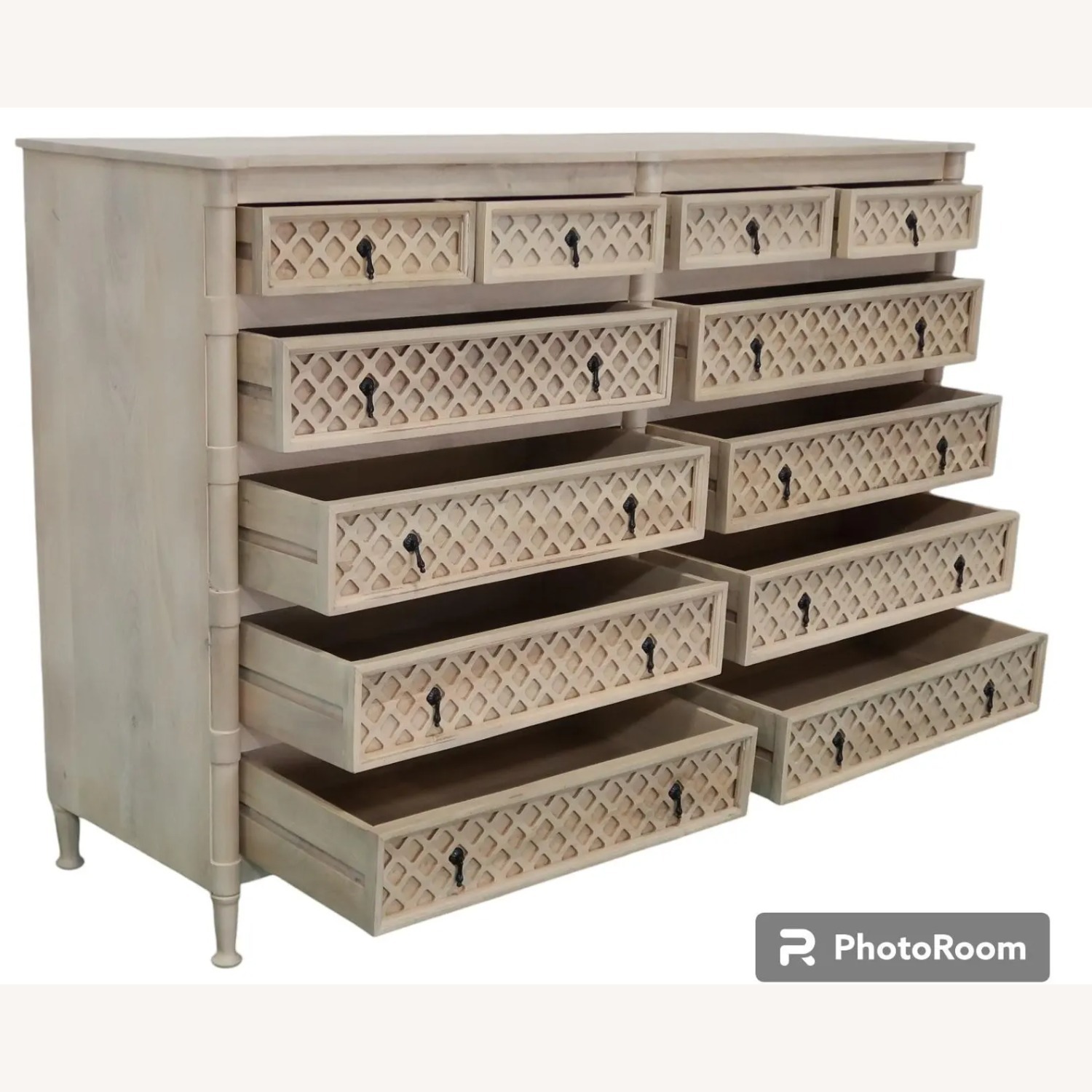 Country Farmhouse 12-Drawer Dresser - image-2
