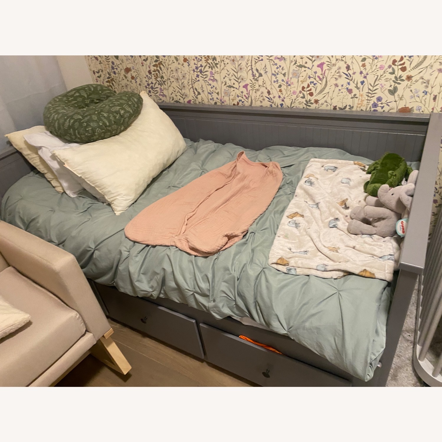 IKEA Hemnes Dark Gray Daybed  - image-1