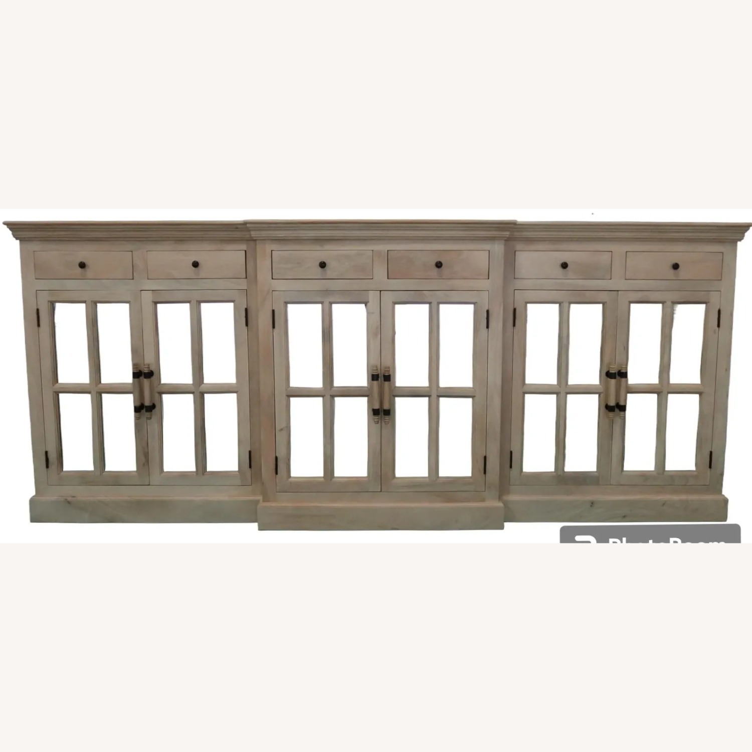 Mirror Door Breakfront Credenza - image-3