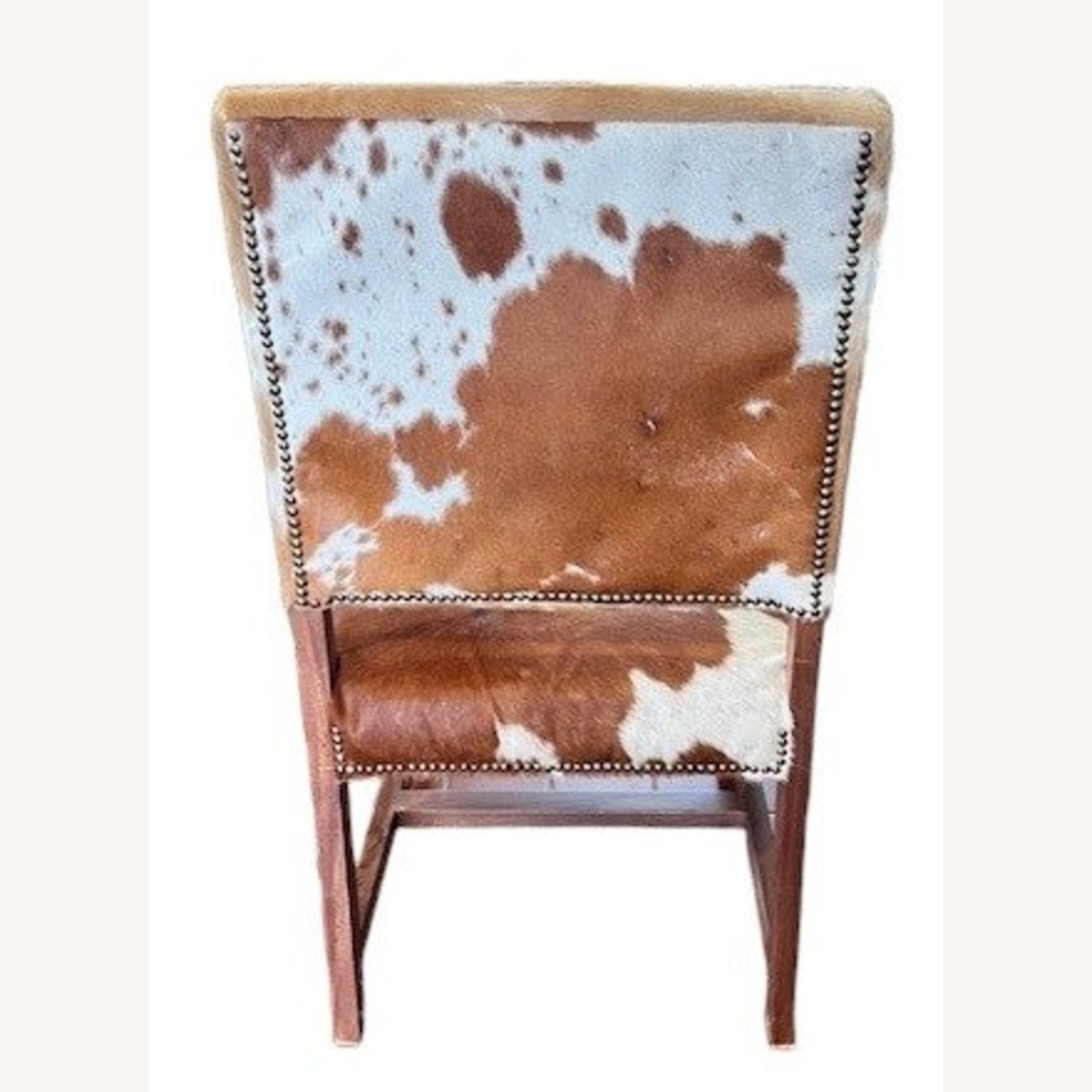 Set of 4 Southwestern Leather Dining Chairs - image-3