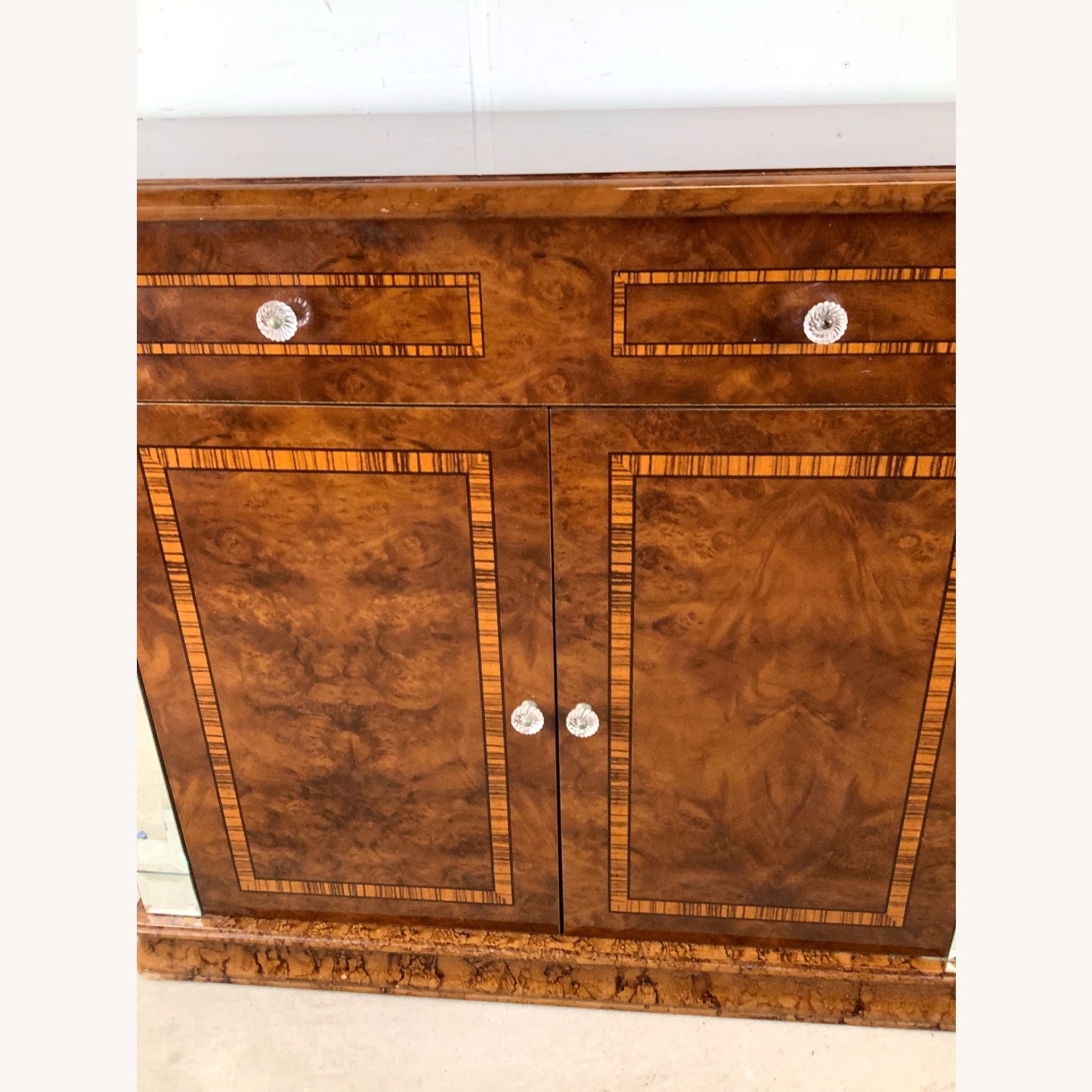 ALF Italia Burl and Mirror Console or Bar - image-14