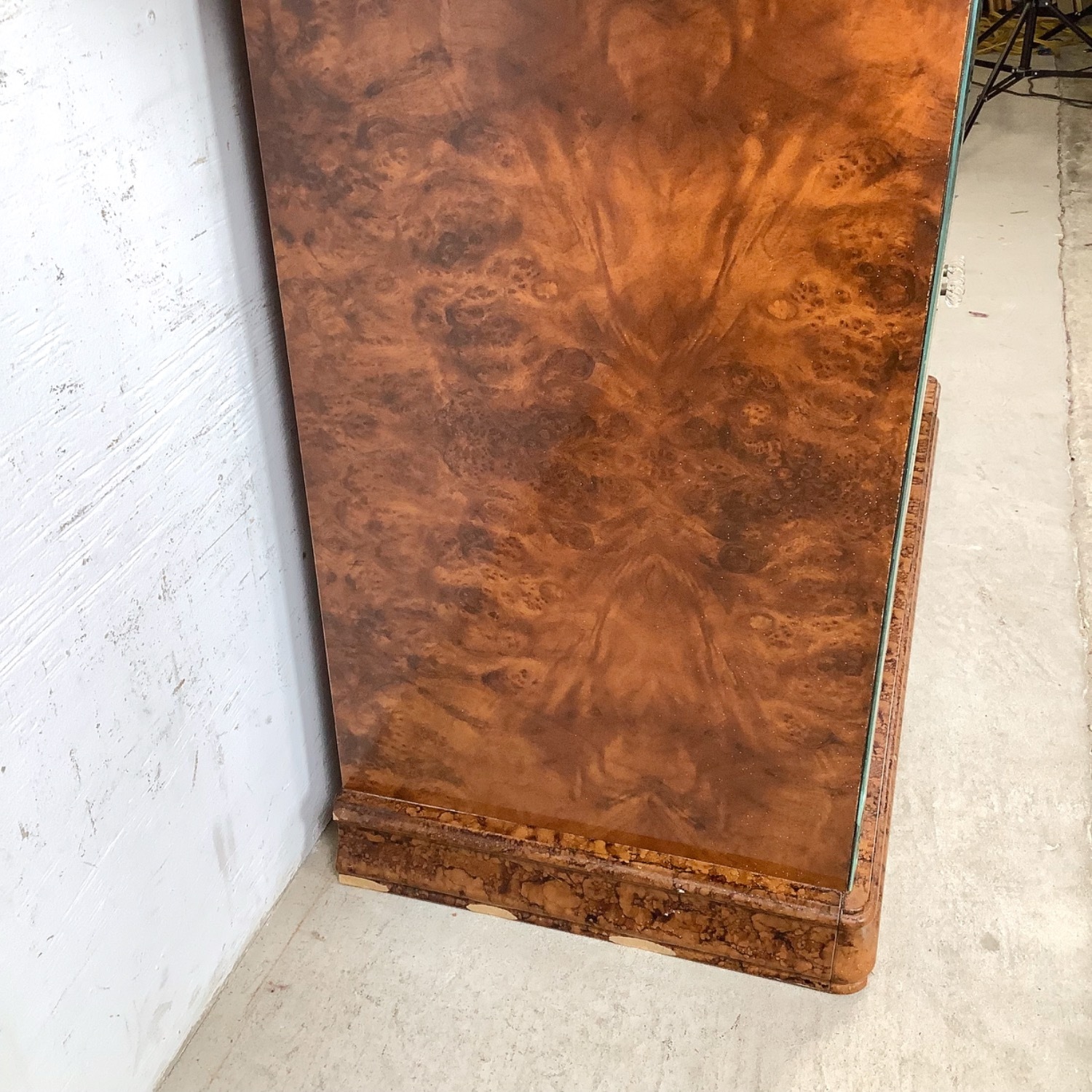 ALF Italia Burl and Mirror Console or Bar - image-12
