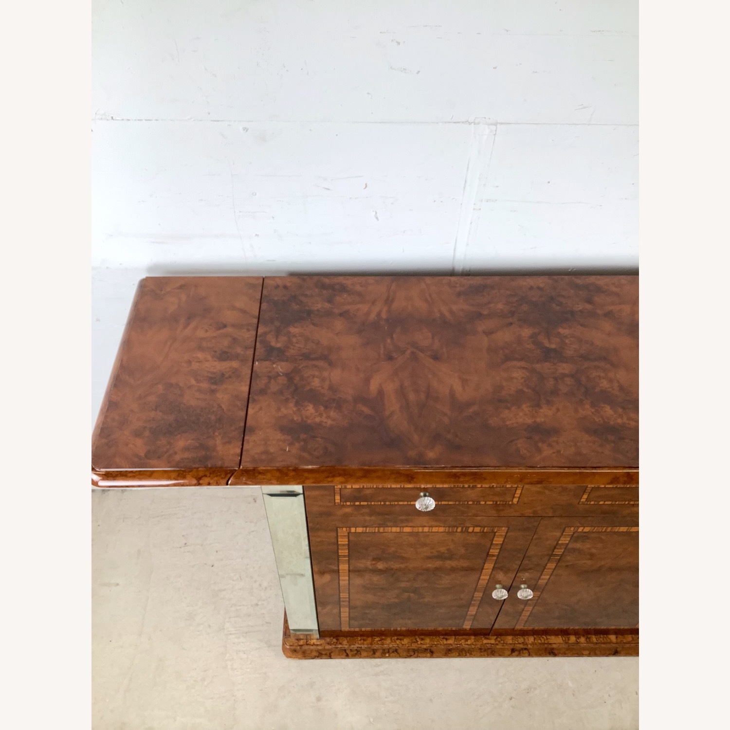 ALF Italia Burl and Mirror Console or Bar - image-19