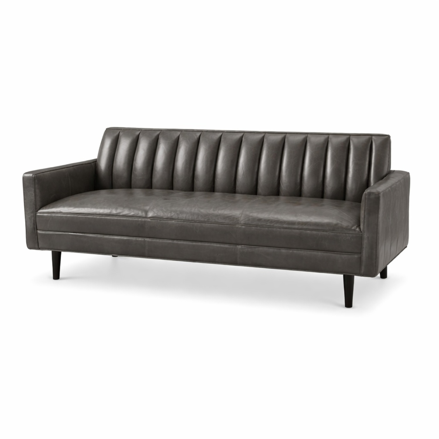 Room & Board 70" Goodwin Leather Sofa - image-4