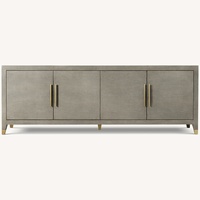 Restoration Hardware Graydon Shagreen Media Console