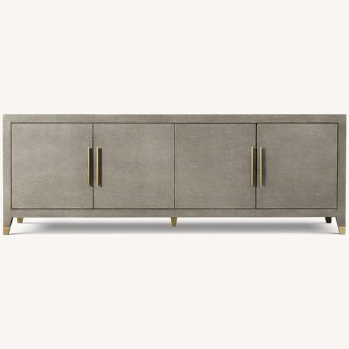 Used Restoration Hardware Graydon Shagreen Media Console for sale on AptDeco