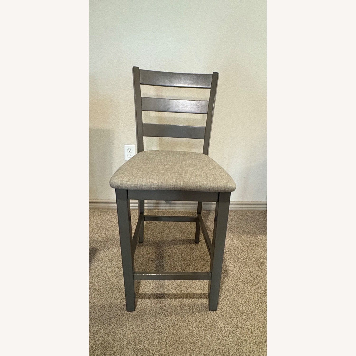 Dark Gray Wood Dining Sets - image-5