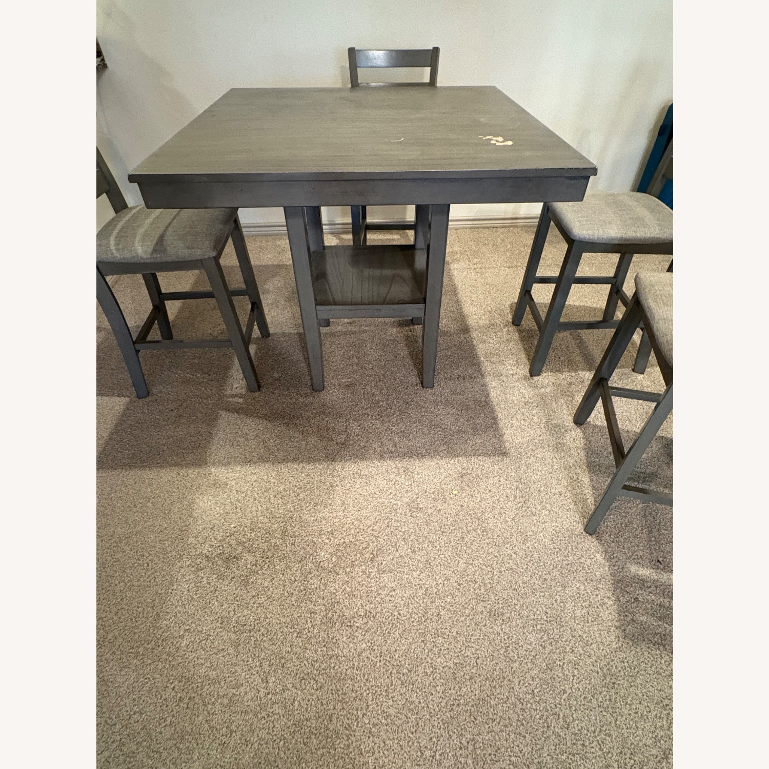 Dark Gray Wood Dining Sets - image-2