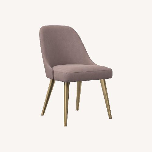 Used West Elm Pink Velvet Dining Chairs for sale on AptDeco