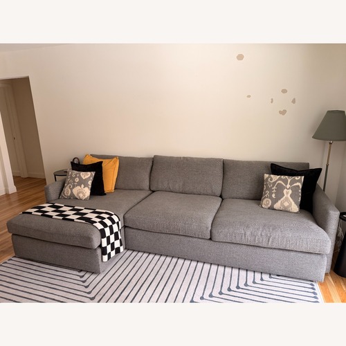 Used Lounge Deep 2-Piece Sofa with Chaise Lounge for sale on AptDeco