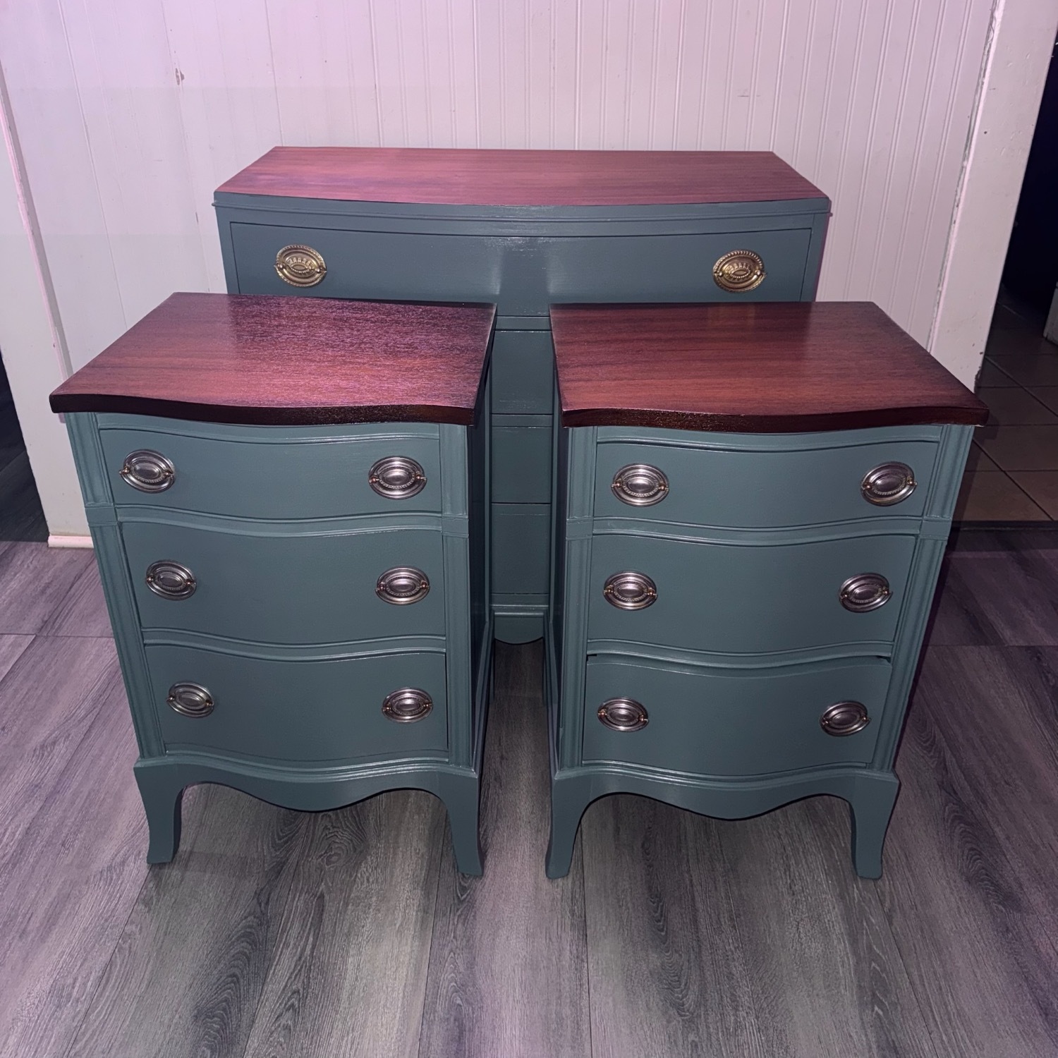 Vintage Mahogany Dresser - image-4