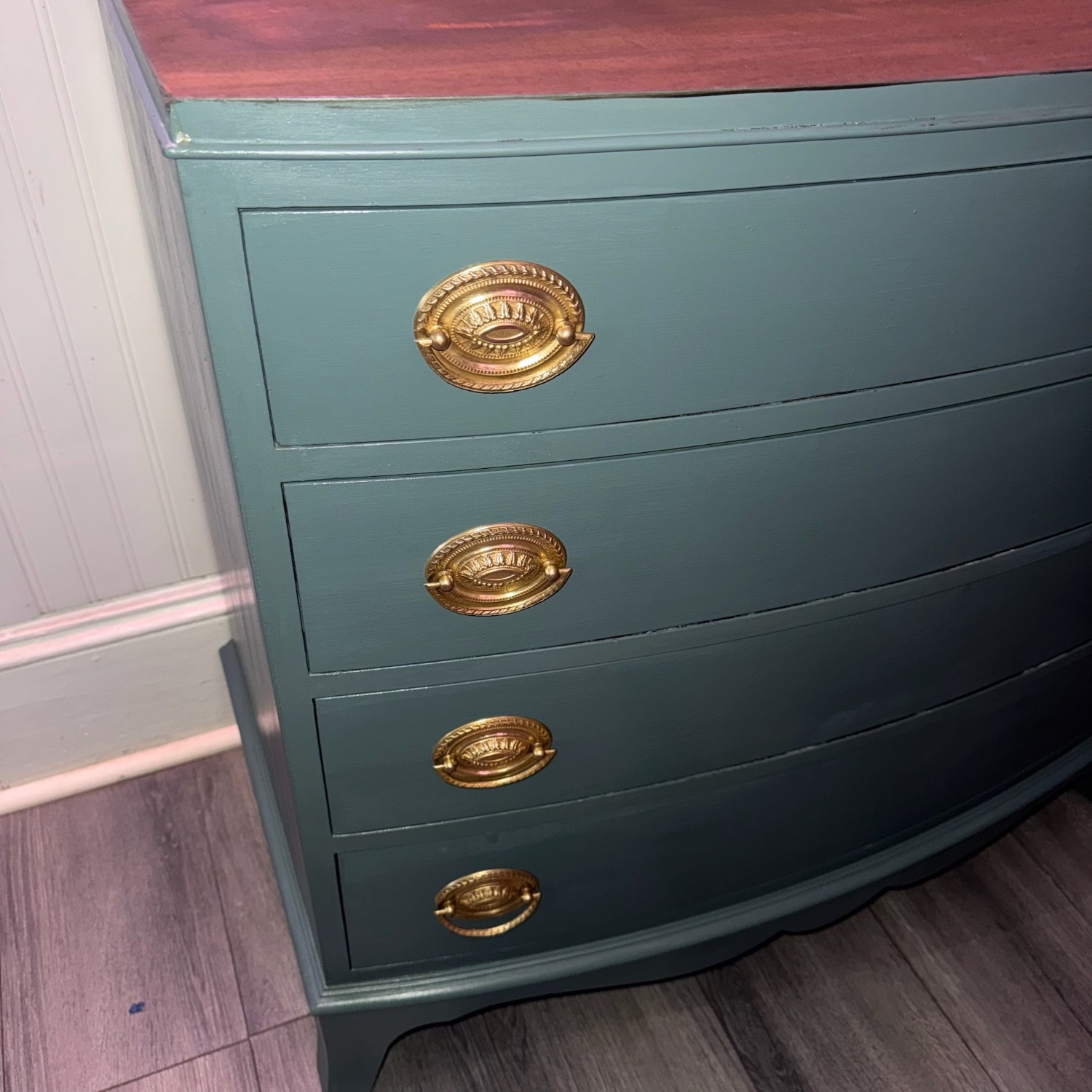 Vintage Mahogany Dresser - image-2