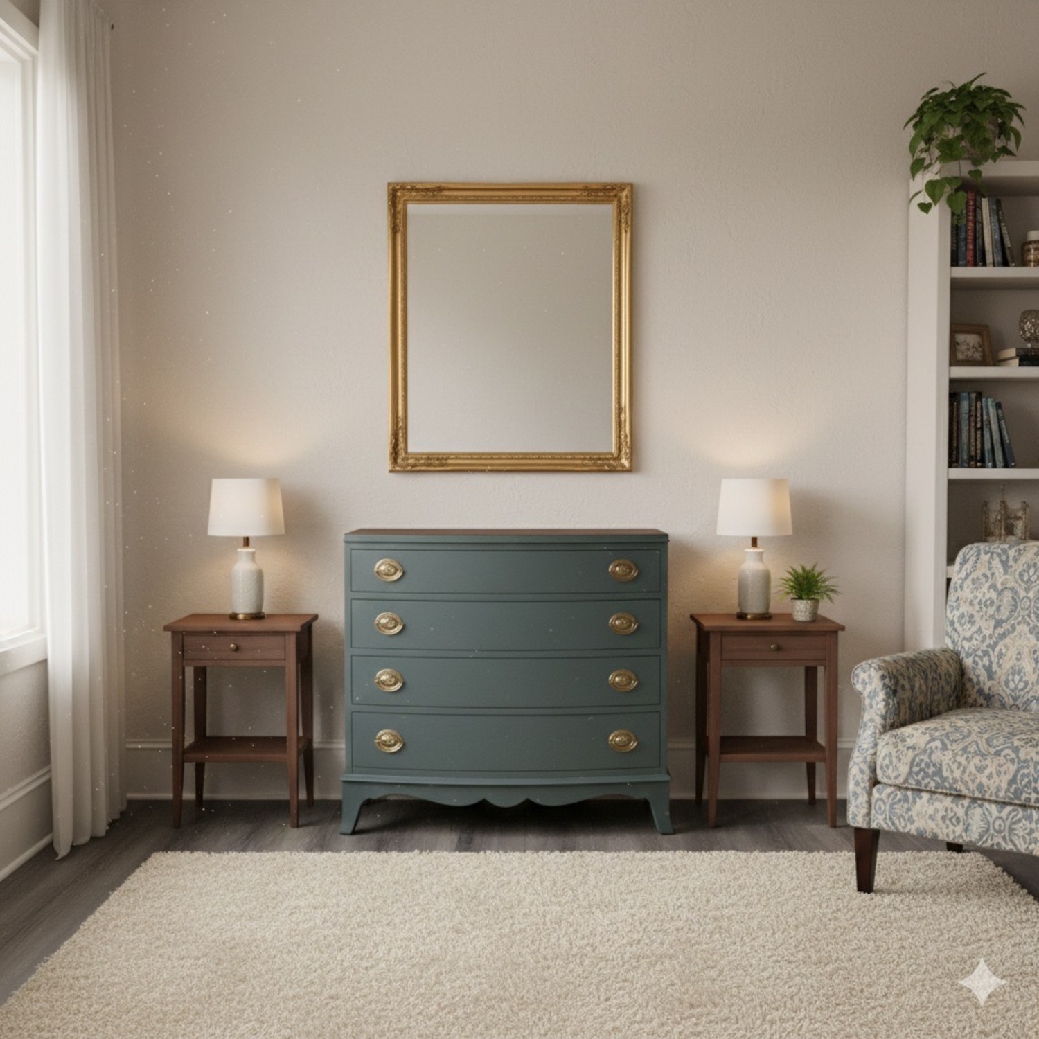 Vintage Mahogany Dresser - image-6