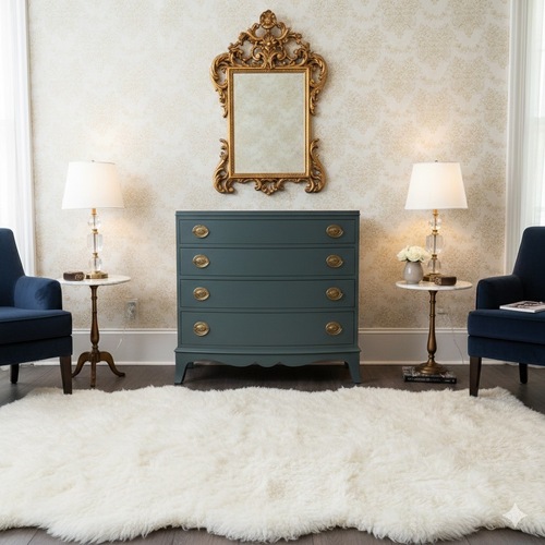 Used Vintage Mahogany Dresser for sale on AptDeco