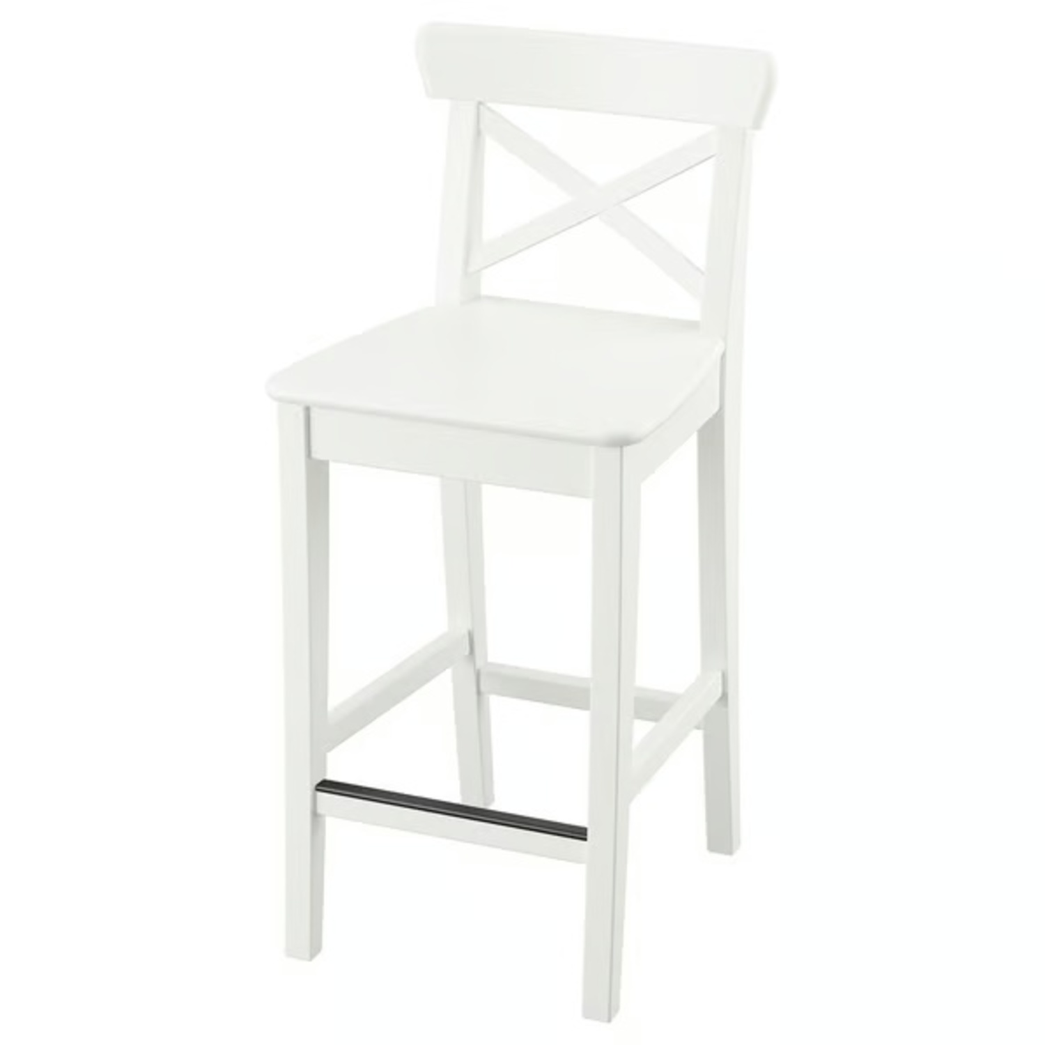 IKEA Rosentorp White Wood Stools - image-4