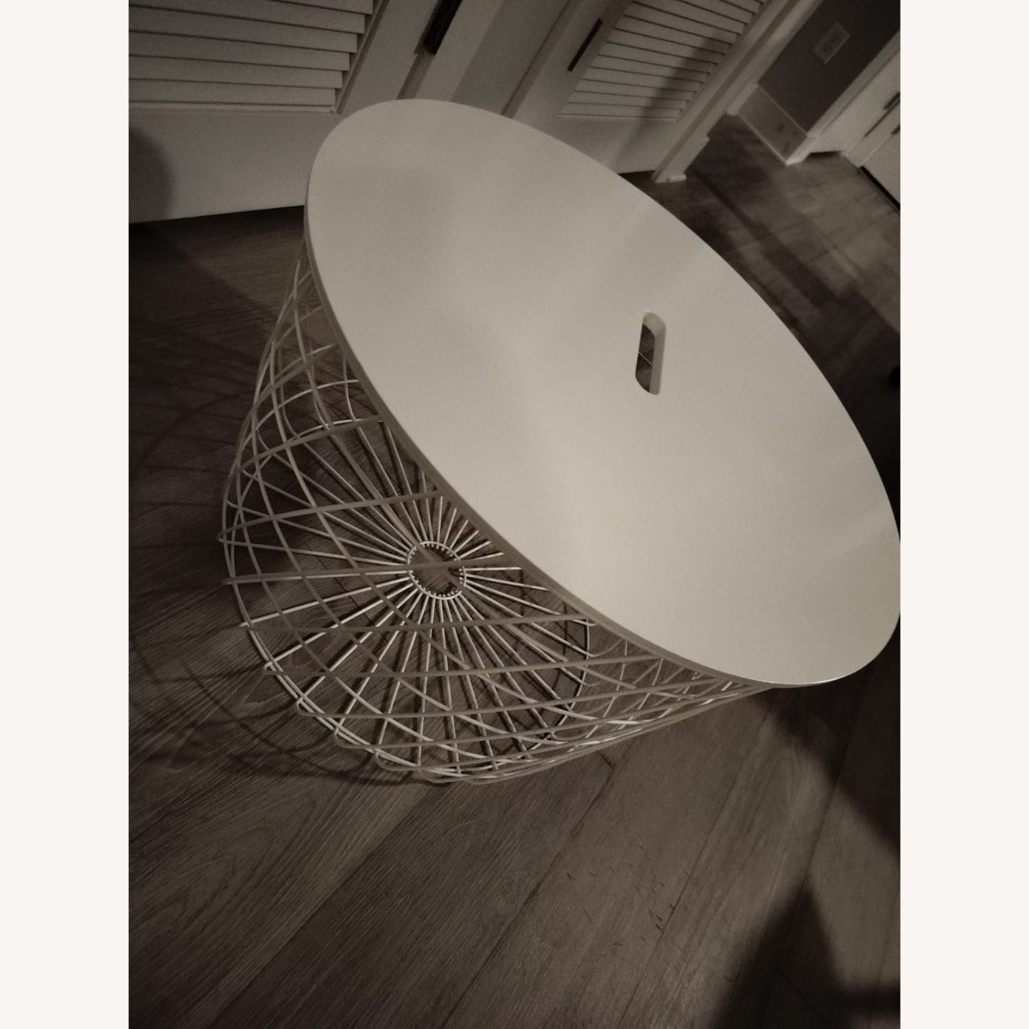 IKEA KVISTBRO White Metal Basket - image-3