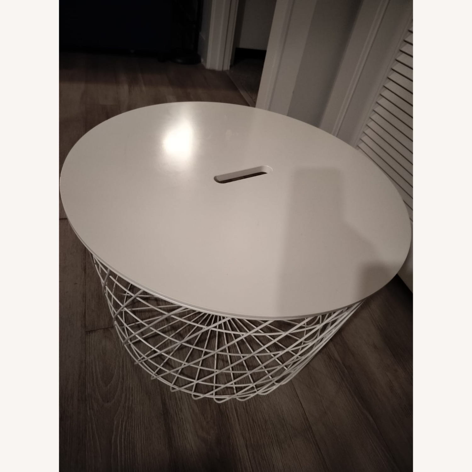IKEA KVISTBRO White Metal Basket - image-2