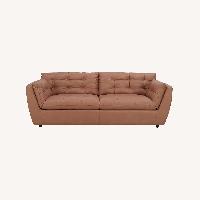 Raymour & Flanigan Dark Brown 3+ Seater Sofa