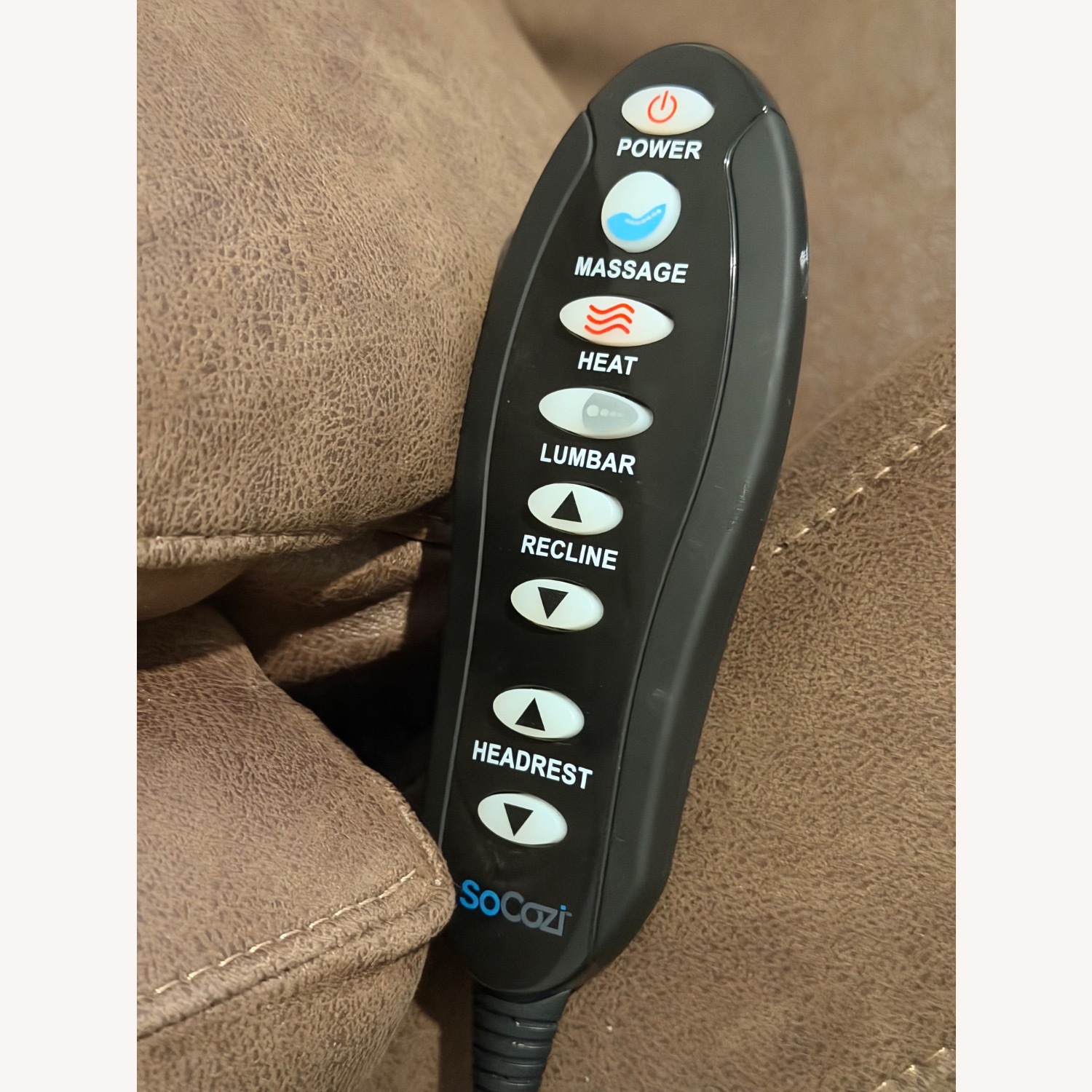 Raymour & Flanigan Dark Brown Recliner - image-3