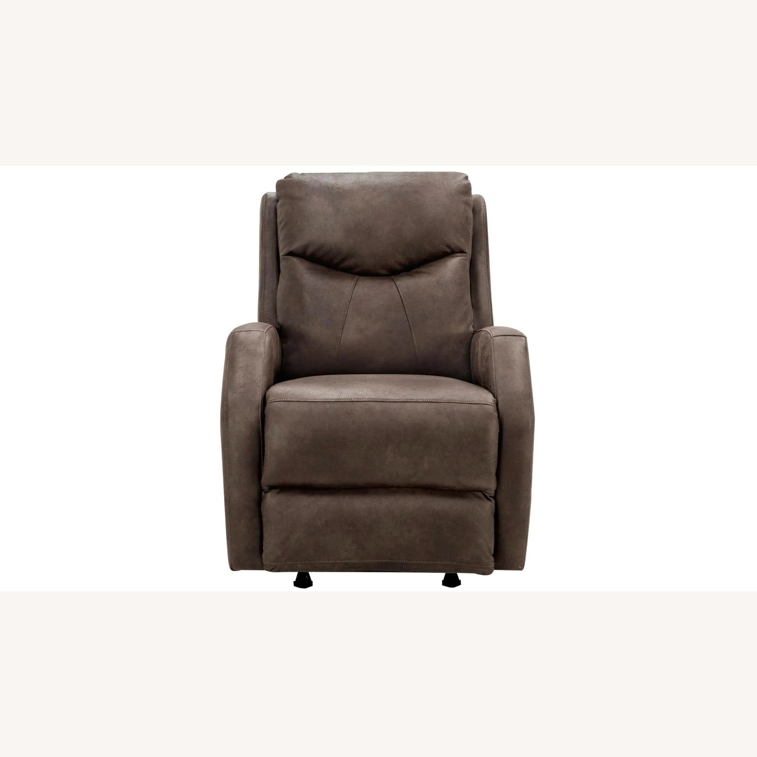 Raymour & Flanigan Dark Brown Recliner - image-5