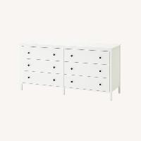 IKEA White Wood Sideboard