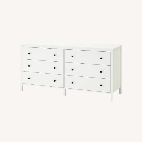 Used IKEA White Wood Sideboard for sale on AptDeco