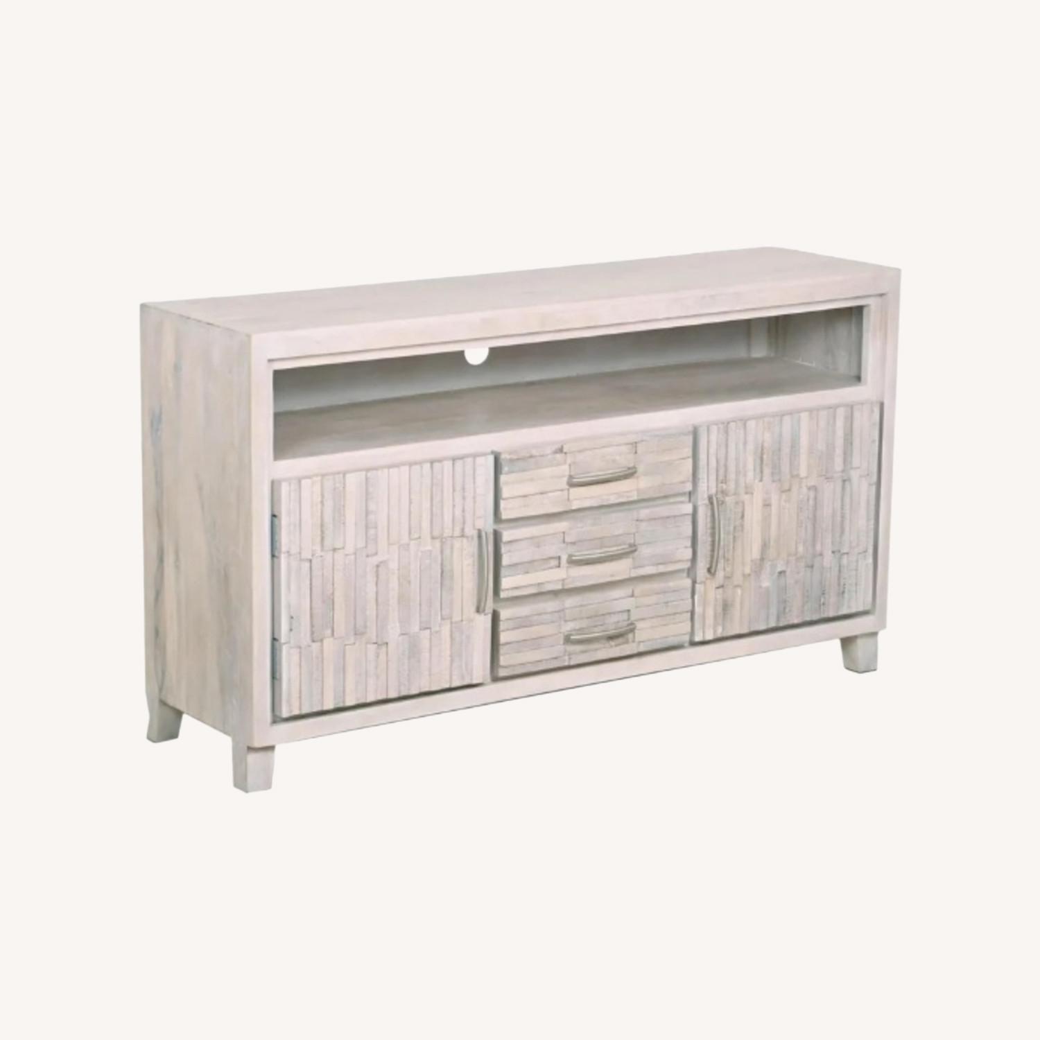 White Wood Sideboard - image-0