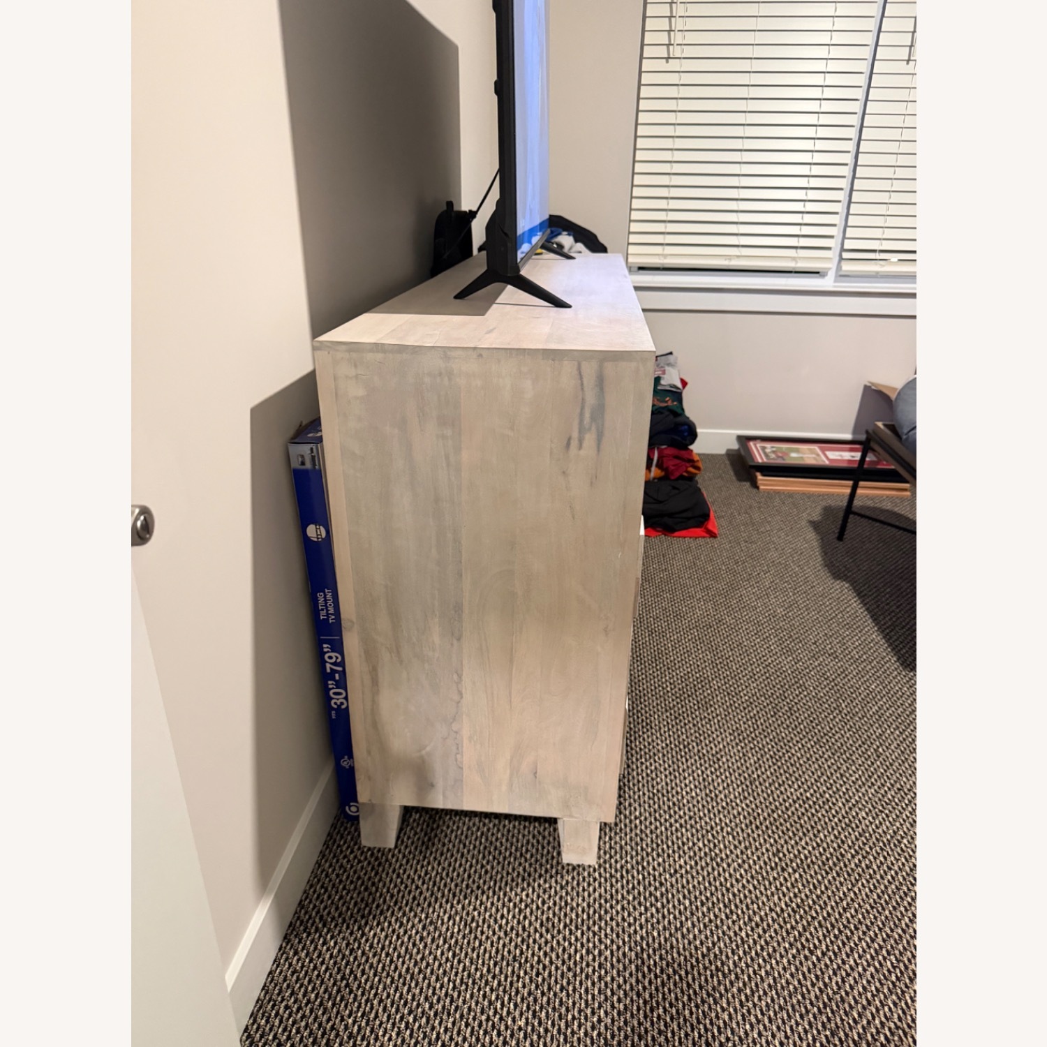 White Wood Sideboard - image-4