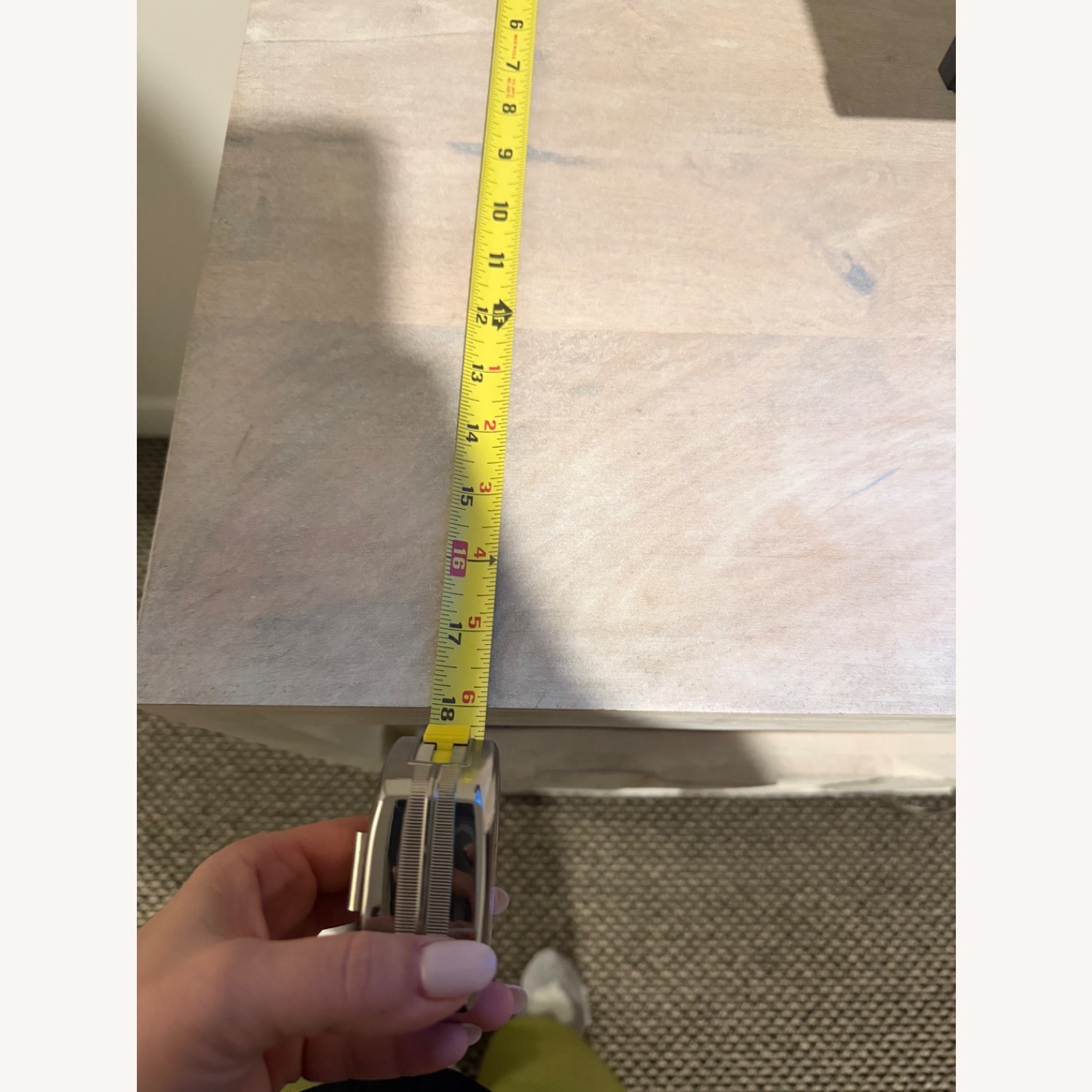 White Wood Sideboard - image-6