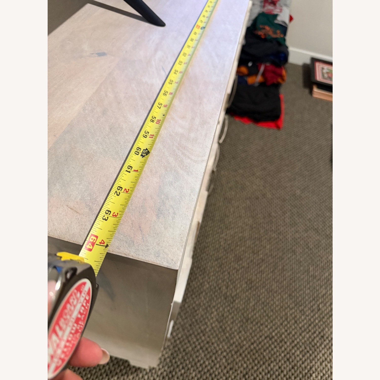 White Wood Sideboard - image-7