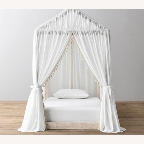 Used Restoration Hardware Cole House Bed W Canopy (Twin) for sale on AptDeco