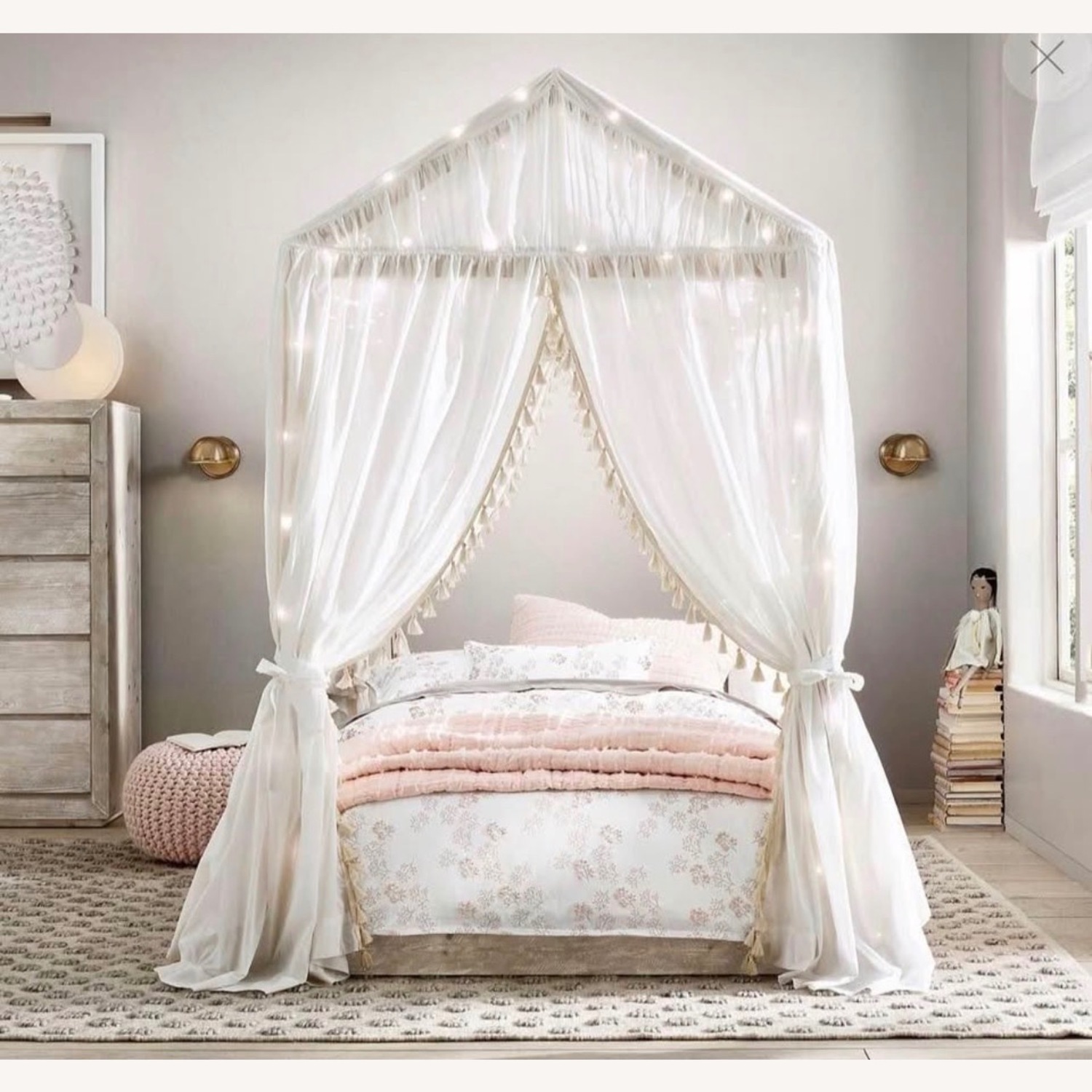 Restoration Hardware Cole House Bed W Canopy (Twin) - image-3