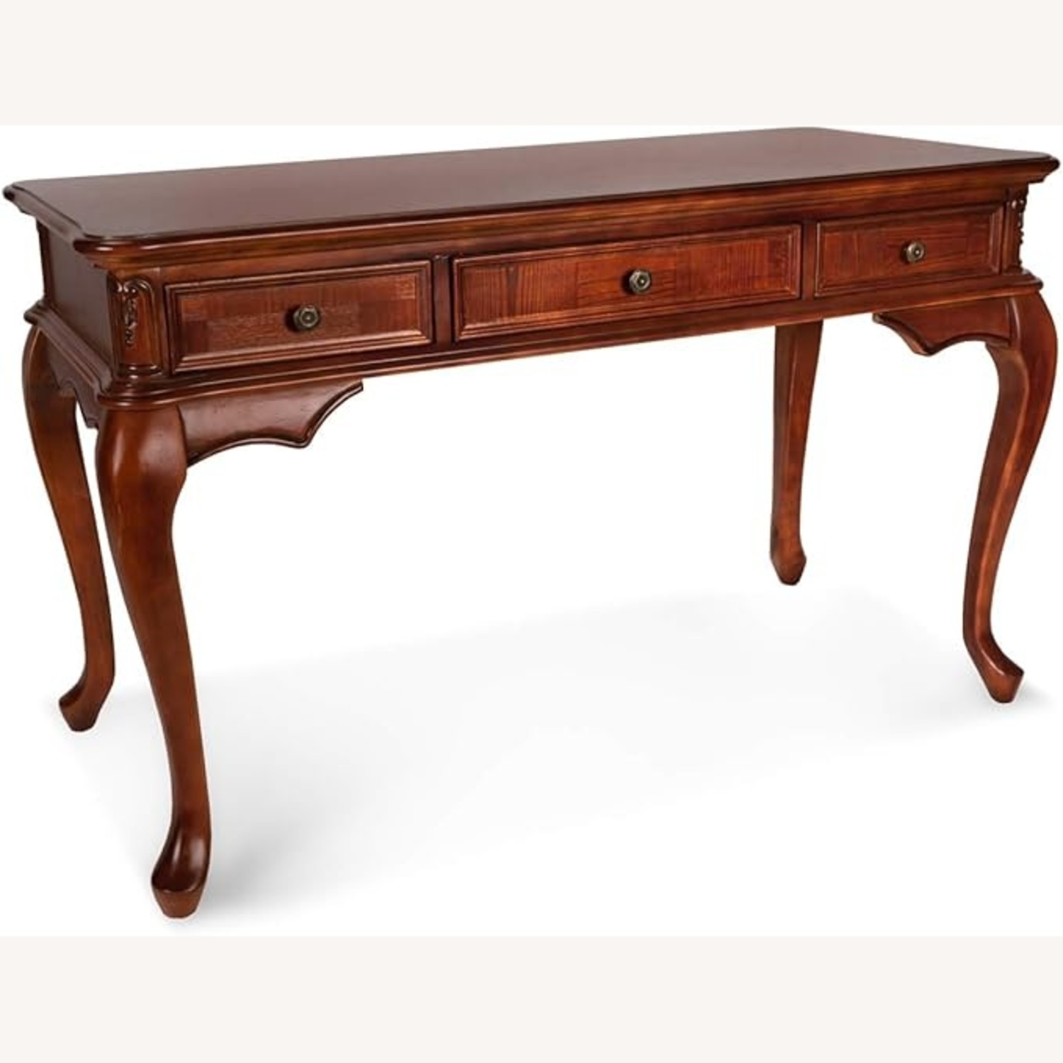 All Things Cedar Dark Brown Wood Desk - image-0