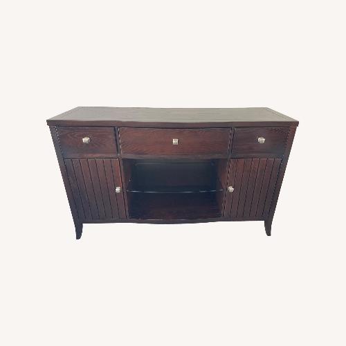 Used Stanley Furniture Dark Brown Sideboard for sale on AptDeco