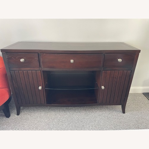 Used Stanley Furniture Dark Brown Sideboard for sale on AptDeco