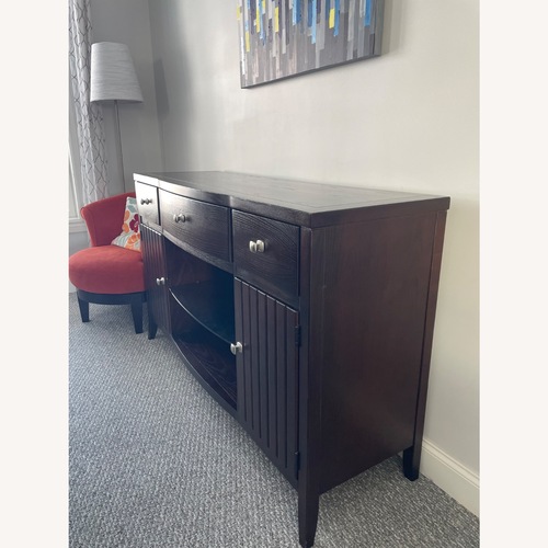 Used Stanley Furniture Dark Brown Sideboard for sale on AptDeco